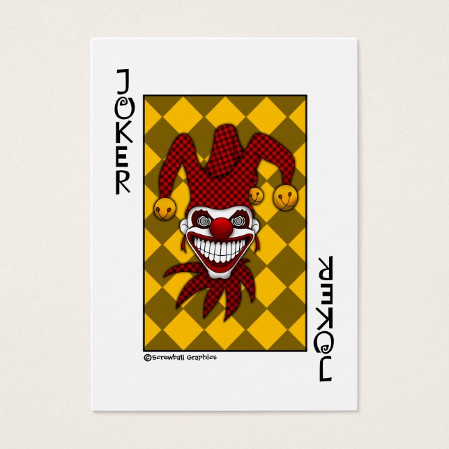 Joker-Spielkarte (Vorderseite)