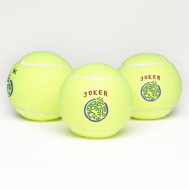 Joker-Tennis-Ball Milliamperestunde Jongg Tennisbälle (Multi)