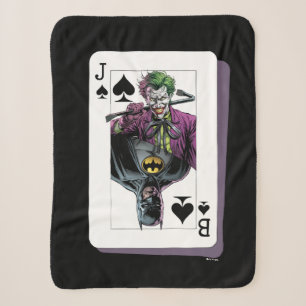 Joker und Batman Pik Spielkarte Illustration Sherpadecke