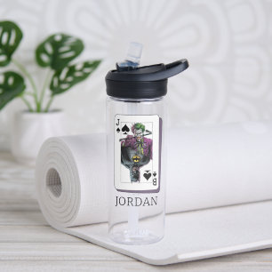 Joker und Batman Pik Spielkarte Illustration Trinkflasche