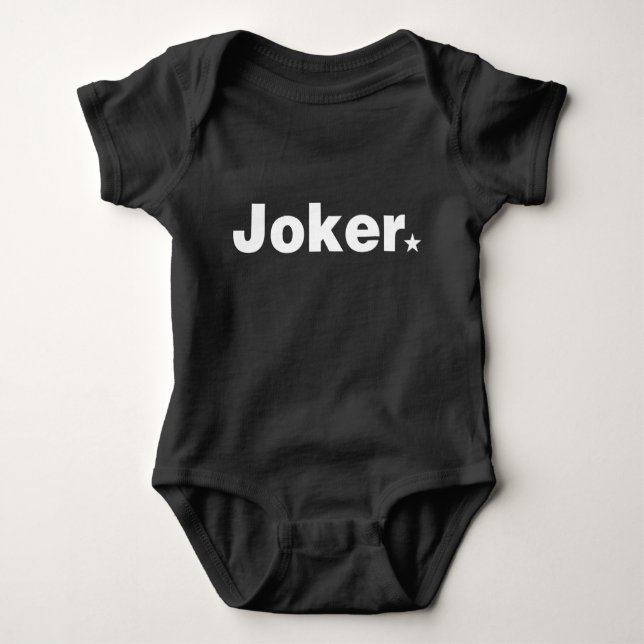 Joker Unisex Hipster Baby One-Piece! Baby Strampler (Vorderseite)