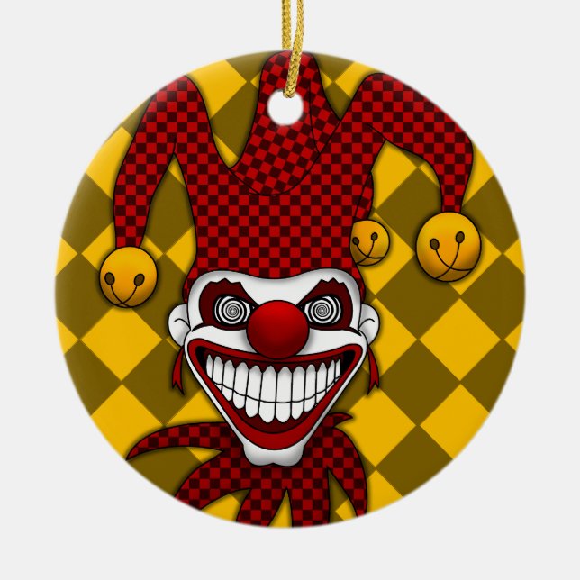 Joker-Verzierung Keramikornament (Vorne)