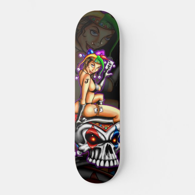 Joker-wilde Plattform Skateboard (Vorderseite)