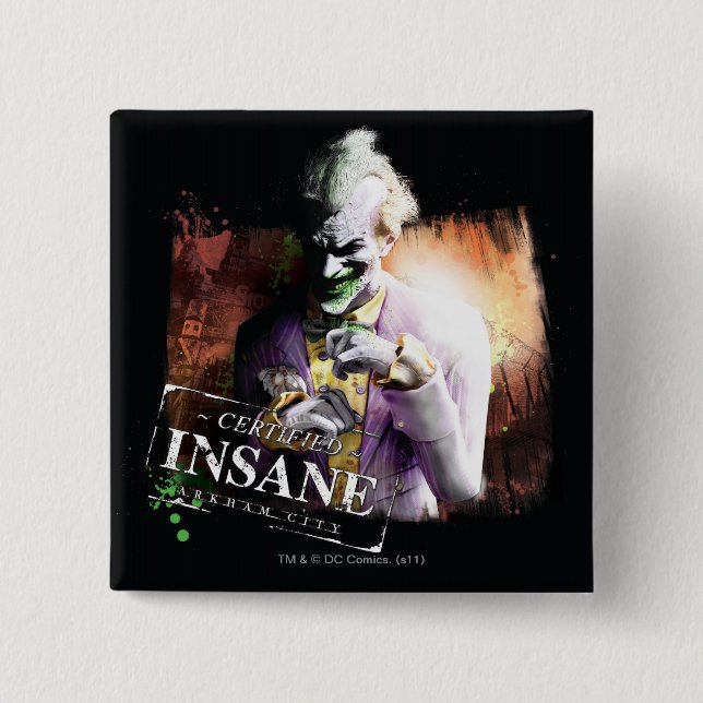 Joker - zertifizierter Isolierstoff Button (Vorderseite)