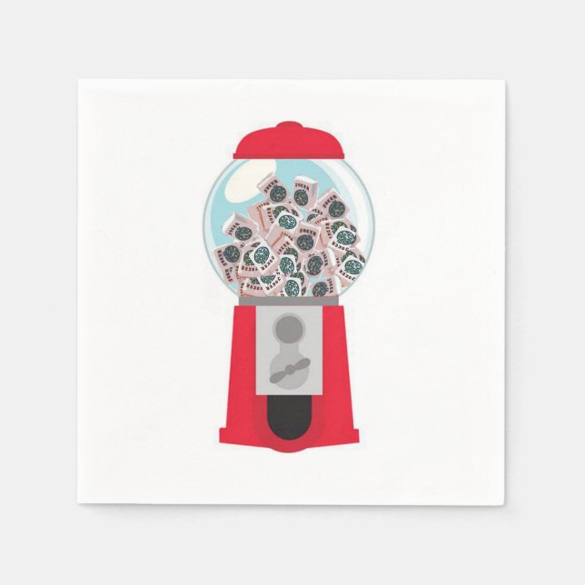 Jokerball Machine Napkins Serviette (Vorderseite)