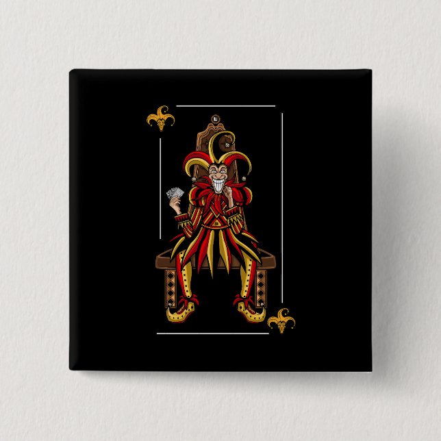 Jokers Wild Button (Vorderseite)