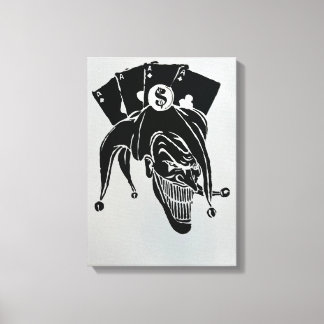Jokers Wild Hand Painted by Mark Elsen Leinwanddruck