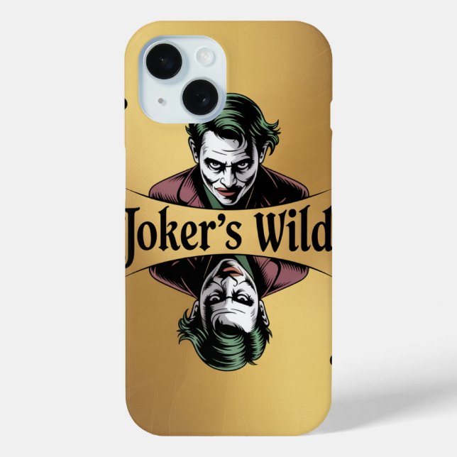 Joker's Wild - Selten gibt Apple iPhone 15 Fall Case-Mate iPhone Hülle (Rückseite)