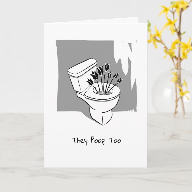 Jokes Card der Furz Karte (Gelbe Blume)