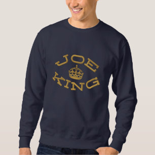 Joking on Behalten Calm Crown Besticktes Sweatshirt