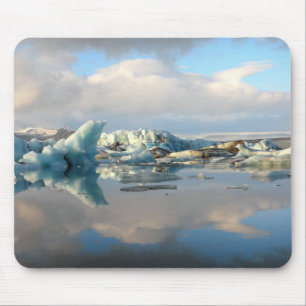 Jokulsarlon Eisbergsee-Reflexion mousepad
