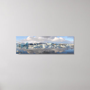 Jokulsarlon Gletschersee im Island-Leinwanddruck Leinwanddruck