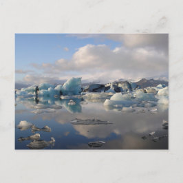 Jokulsarlon Gletschersee in Island Postkarte