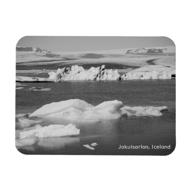 Jokulsarlon Island Magnet (Horizontal)