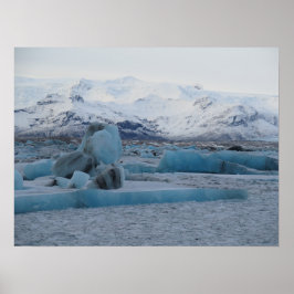 Jökulsárlón Island Poster