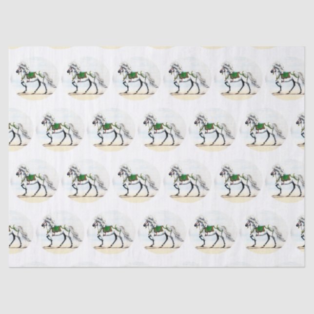 Jol Holiday Icelandic Pferd Seidenpapier (Vorderseite)