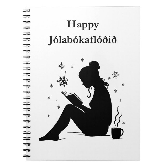 Jolabokaflod - Island Book Flood Notizblock (Vorderseite)