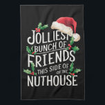 Jolest Bunch Freunde Weihnachten passt sarkastisch Geschirrtuch<br><div class="desc">Jolest Bunch Freunde Weihnachten passt sarkastisch</div>