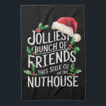 Jolest Bunch Freunde Weihnachten passt sarkastisch Geschirrtuch<br><div class="desc">Jolest Bunch Freunde Weihnachten passt sarkastisch</div>