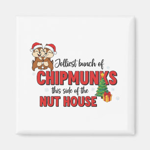 Jolest Bunch von Chipmunks Diese Seite Weihnachten Magnet