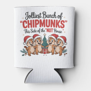 Jolest Bunch von Chipmunks Funny Rodents Xmas Dosenkühler