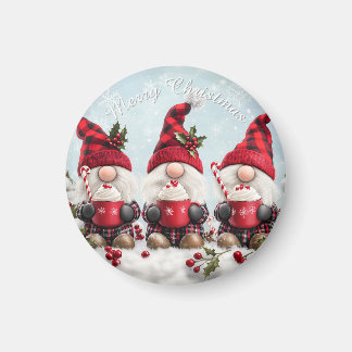 Joli aimant de gnome de Noël