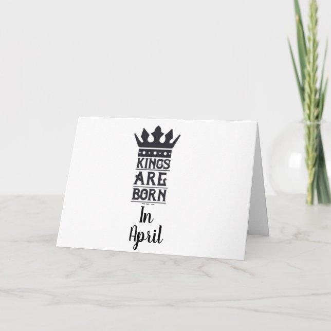 JOLI ANNIVERSAIRE À MON "ROI" NÉ DANS LA CARTE *AV (Devant)