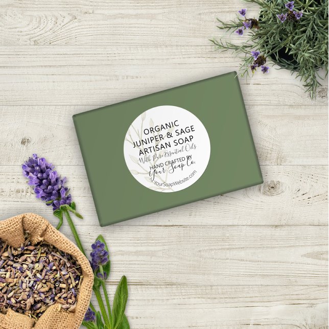 Joli Aquarelle Verdure Étiquettes de savon faits m (Créateur téléchargé)