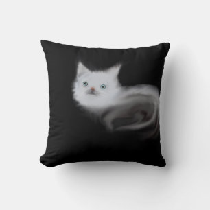 Joli art pour animaux   Oreiller à lancer Mystic W