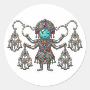 Joli autocollant Berber Amazigh Fibula Khalla Kawa
