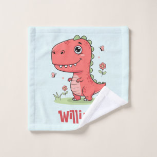 Joli bébé dinosaure rouge