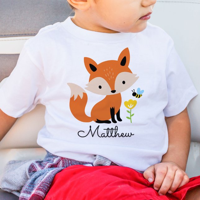 Joli bébé Fox enfant T-shirt personnalisé (Créateur téléchargé)