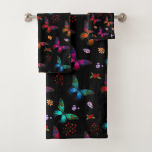 Joli bijou Tone Papillons sur Noir