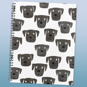 Joli Black Labrador Retriever Dog Art Planner