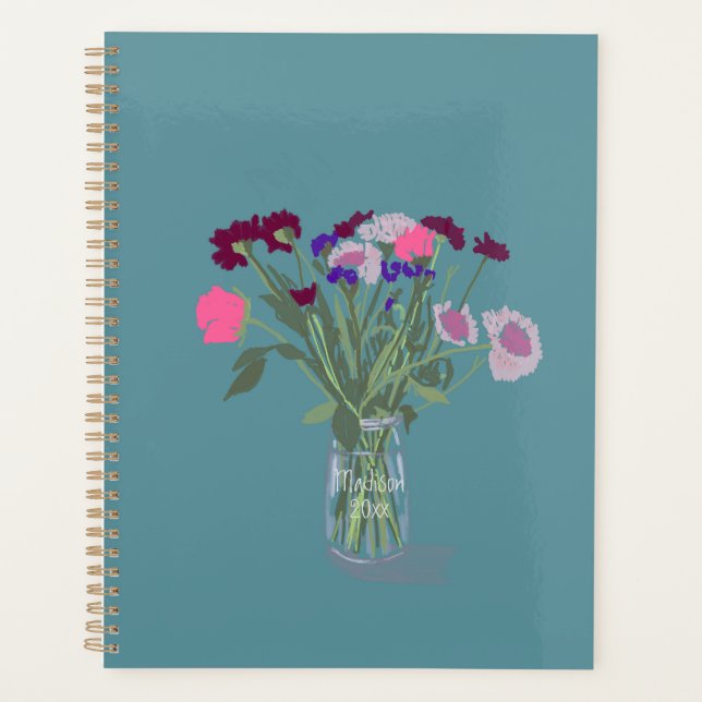 Joli Boho Fleurs sauvages doux +Nom personnalisé (Devant)