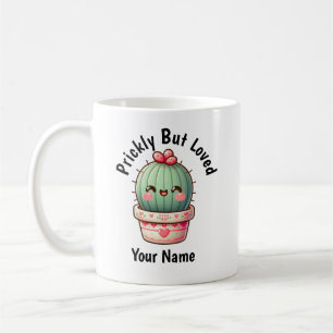 Joli Cactus Kawaii Épineux Mais Aimé Tasse à Café