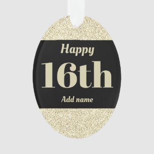 Joli cadeau d'anniversaire personnalisé 16e anniv