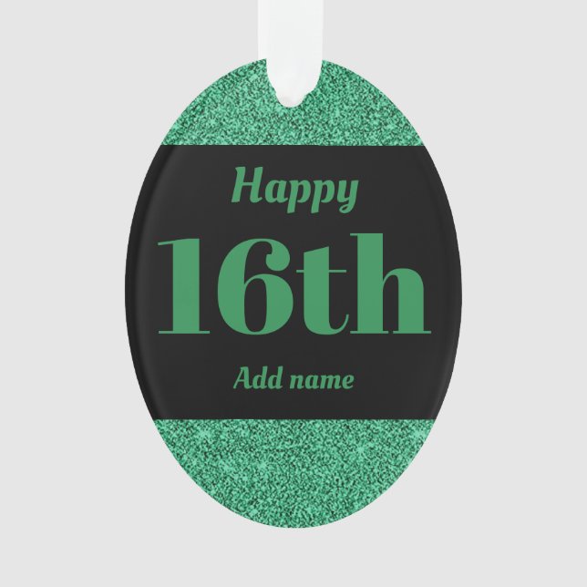 Joli cadeau d'anniversaire personnalisé 16e annive (devant)