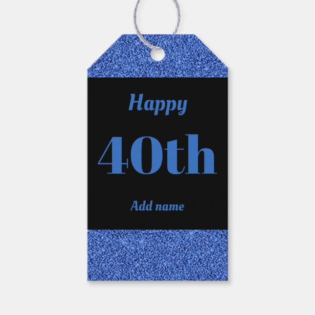 joli cadeau d'anniversaire personnalisé étiquettes (Devant)