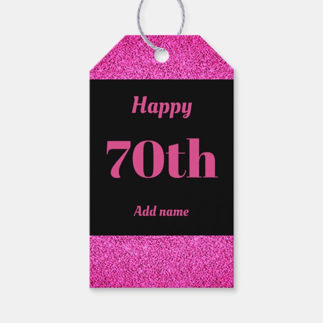 joli cadeau d'anniversaire personnalisé étiquettes (Devant)