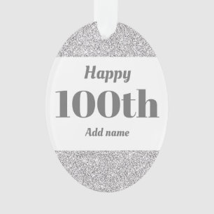 Joli cadeau d'anniversaire personnalisé ornement 1