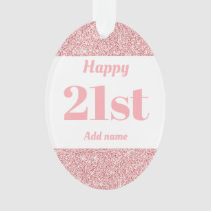 Joli cadeau d'anniversaire personnalisé ornement 2