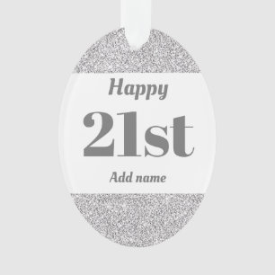 Joli cadeau d'anniversaire personnalisé ornement 2