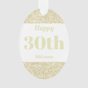 Joli cadeau d'anniversaire personnalisé ornement 3