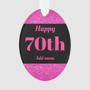 Joli cadeau d'anniversaire personnalisé ornement 7