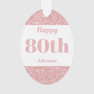 Joli cadeau d'anniversaire personnalisé ornement 8