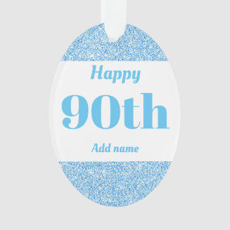 Joli cadeau d'anniversaire personnalisé ornement 9