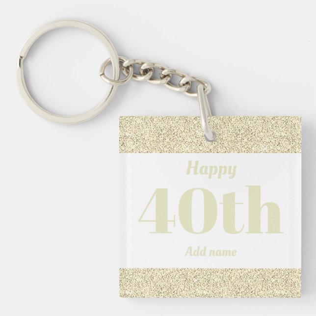 joli cadeau d'anniversaire personnalisé porte - cl (Devant)
