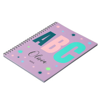 Joli Cahier Personnalisé pour Filles de Rentrée Sc