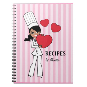 Joli carnet de fille de Baker d'Afro-américain